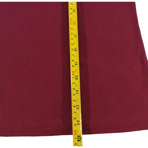 Calvin Klein Womens Red Long-Sleeve Henley Top S, NWOT. - Picture 8 of 8